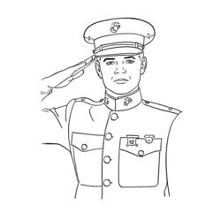 Disegno da colorare: Militare (Mestieri e Professioni) #102289 - Pagine da Colorare Stampabili Gratuite