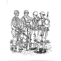 Disegno da colorare: Militare (Mestieri e Professioni) #102394 - Pagine da Colorare Stampabili Gratuite
