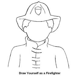 Disegno da colorare: Pompiere (Mestieri e Professioni) #105542 - Pagine da Colorare Stampabili Gratuite