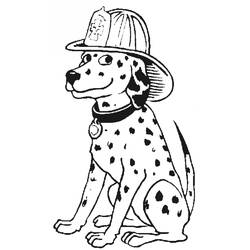Disegno da colorare: Pompiere (Mestieri e Professioni) #105562 - Pagine da Colorare Stampabili Gratuite