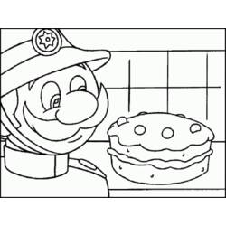 Disegno da colorare: Pompiere (Mestieri e Professioni) #105648 - Pagine da Colorare Stampabili Gratuite