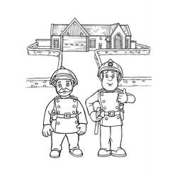 Disegno da colorare: Pompiere (Mestieri e Professioni) #105711 - Pagine da Colorare Stampabili Gratuite