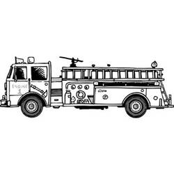 Disegno da colorare: Pompiere (Mestieri e Professioni) #105722 - Pagine da Colorare Stampabili Gratuite