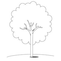Disegno da colorare: Albero (Natura e Stagioni) #154670 - Pagine da Colorare Stampabili Gratuite