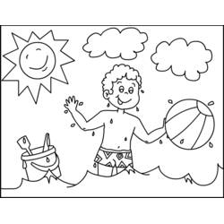 Disegno da colorare: Estate (Natura e Stagioni) #165239 - Pagine da Colorare Stampabili Gratuite