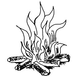 Disegno da colorare: Fuoco (Natura e Stagioni) #188312 - Pagine da Colorare Stampabili Gratuite