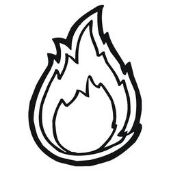 Disegno da colorare: Fuoco (Natura e Stagioni) #188338 - Pagine da Colorare Stampabili Gratuite