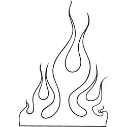 Disegno da colorare: Fuoco (Natura e Stagioni) #188339 - Pagine da Colorare Stampabili Gratuite