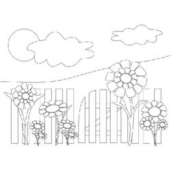 Disegni da colorare: Giardino - Pagine da Colorare Stampabili Gratuite