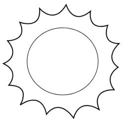 Disegni da colorare: Sole - Pagine da Colorare Stampabili Gratuite