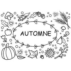 Disegno da colorare: Stagione Autunnale (Natura e Stagioni) #176760 - Pagine da Colorare Stampabili Gratuite