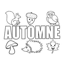 Disegno da colorare: Stagione Autunnale (Natura e Stagioni) #176761 - Pagine da Colorare Stampabili Gratuite