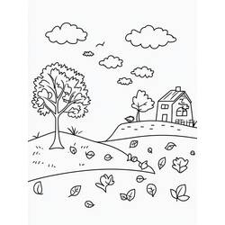 Disegno da colorare: Stagione Autunnale (Natura e Stagioni) #218737 - Pagine da Colorare Stampabili Gratuite