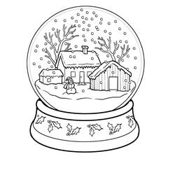 Disegni da colorare: Stagione Invernale - Pagine da Colorare Stampabili Gratuite