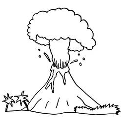Disegno da colorare: Vulcano (Natura e Stagioni) #166565 - Pagine da Colorare Stampabili Gratuite