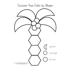 Disegno da colorare: Albero di cocco (Natura) #162374 - Pagine da Colorare Stampabili Gratuite