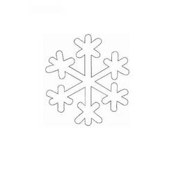 Disegno da colorare: Fiocco di neve (Natura) #160471 - Pagine da Colorare Stampabili Gratuite