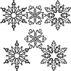 Disegno da colorare: Fiocco di neve (Natura) #160475 - Pagine da Colorare Stampabili Gratuite