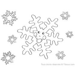Disegno da colorare: Fiocco di neve (Natura) #160485 - Pagine da Colorare Stampabili Gratuite