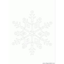 Disegno da colorare: Fiocco di neve (Natura) #160491 - Pagine da Colorare Stampabili Gratuite