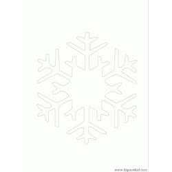 Disegno da colorare: Fiocco di neve (Natura) #160502 - Pagine da Colorare Stampabili Gratuite