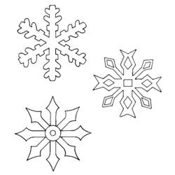 Disegno da colorare: Fiocco di neve (Natura) #160503 - Pagine da Colorare Stampabili Gratuite