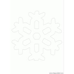 Disegno da colorare: Fiocco di neve (Natura) #160507 - Pagine da Colorare Stampabili Gratuite