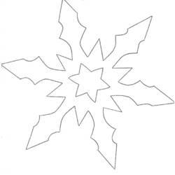 Disegno da colorare: Fiocco di neve (Natura) #160514 - Pagine da Colorare Stampabili Gratuite