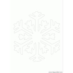 Disegno da colorare: Fiocco di neve (Natura) #160525 - Pagine da Colorare Stampabili Gratuite