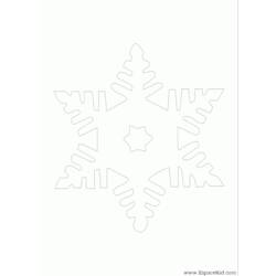 Disegno da colorare: Fiocco di neve (Natura) #160528 - Pagine da Colorare Stampabili Gratuite