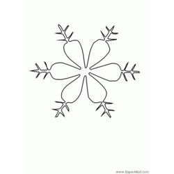 Disegno da colorare: Fiocco di neve (Natura) #160529 - Pagine da Colorare Stampabili Gratuite