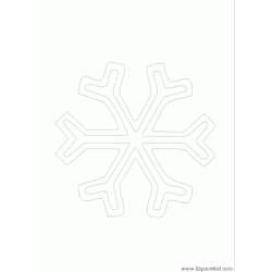 Disegno da colorare: Fiocco di neve (Natura) #160537 - Pagine da Colorare Stampabili Gratuite