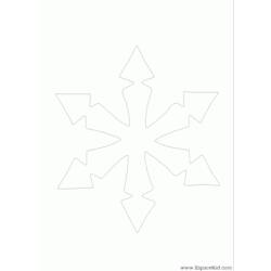 Disegno da colorare: Fiocco di neve (Natura) #160557 - Pagine da Colorare Stampabili Gratuite