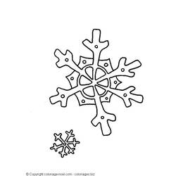 Disegno da colorare: Fiocco di neve (Natura) #160591 - Pagine da Colorare Stampabili Gratuite