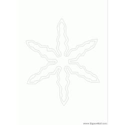 Disegno da colorare: Fiocco di neve (Natura) #160595 - Pagine da Colorare Stampabili Gratuite