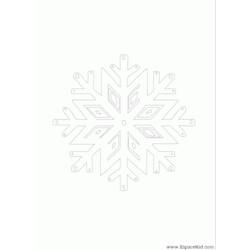 Disegno da colorare: Fiocco di neve (Natura) #160625 - Pagine da Colorare Stampabili Gratuite
