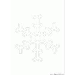 Disegno da colorare: Fiocco di neve (Natura) #160630 - Pagine da Colorare Stampabili Gratuite