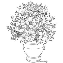 Disegno da colorare: fiori (Natura) #154981 - Pagine da Colorare Stampabili Gratuite