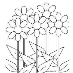 Disegno da colorare: fiori (Natura) #154997 - Pagine da Colorare Stampabili Gratuite