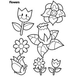 Disegno da colorare: fiori (Natura) #155009 - Pagine da Colorare Stampabili Gratuite