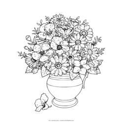 Disegno da colorare: fiori (Natura) #155017 - Pagine da Colorare Stampabili Gratuite