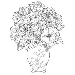Disegno da colorare: fiori (Natura) #155075 - Pagine da Colorare Stampabili Gratuite
