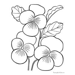 Disegno da colorare: fiori (Natura) #155085 - Pagine da Colorare Stampabili Gratuite