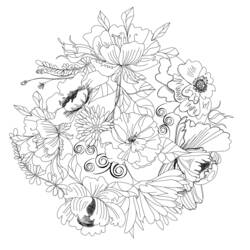 Disegno da colorare: fiori (Natura) #155112 - Pagine da Colorare Stampabili Gratuite