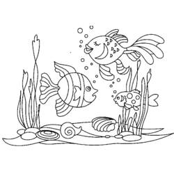 Disegno da colorare: Fondale marino (Natura) #160264 - Pagine da Colorare Stampabili Gratuite