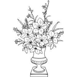 Disegno da colorare: Mazzo di fiori (Natura) #160766 - Pagine da Colorare Stampabili Gratuite