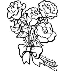 Disegno da colorare: Mazzo di fiori (Natura) #160780 - Pagine da Colorare Stampabili Gratuite