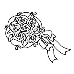 Disegno da colorare: Mazzo di fiori (Natura) #160857 - Pagine da Colorare Stampabili Gratuite