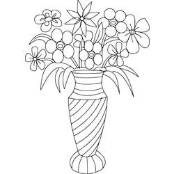 Disegno da colorare: Mazzo di fiori (Natura) #160864 - Pagine da Colorare Stampabili Gratuite