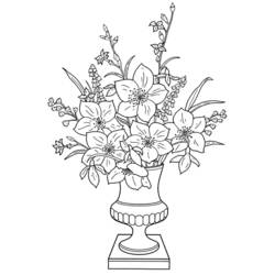 Disegno da colorare: Mazzo di fiori (Natura) #160868 - Pagine da Colorare Stampabili Gratuite
